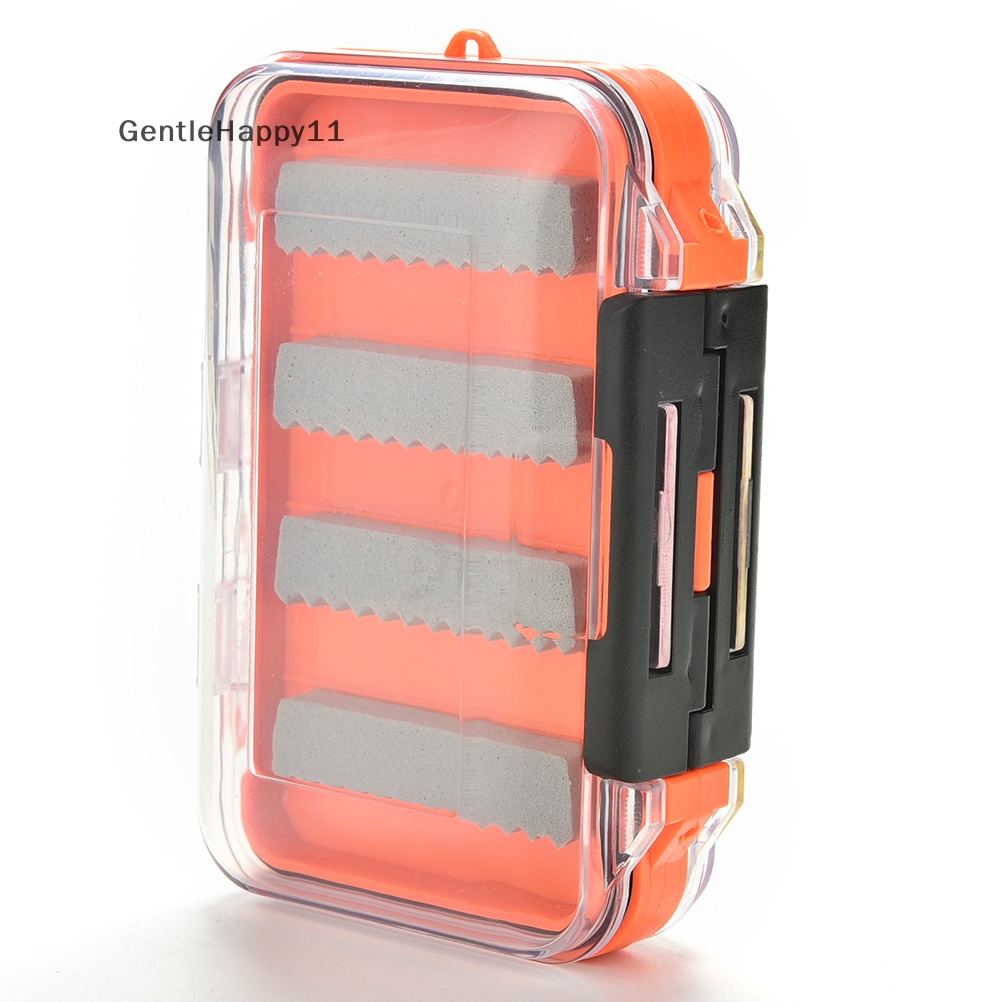 Gentlehappy Double Side Waterproof Pocket Fly Fishing Box Slid Foam Insert Tahan 170fly id