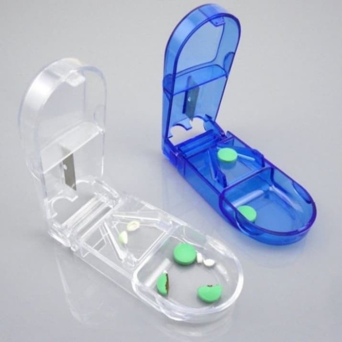 Alat Pemotong Obat Tablet Pill Cutter Alat Pemotong Obat Pemecah Tablet