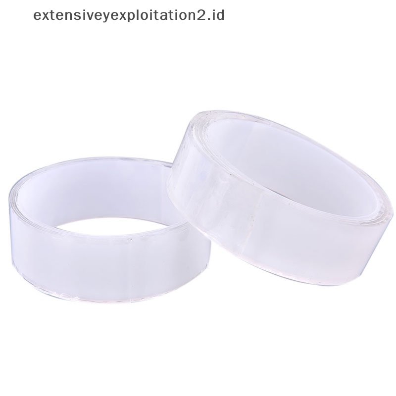 {NEW} Nano Tape Transparan Bisa Dicuci Perekat Dua Sisi Tempel Jejak Lem Lepas Pasang.