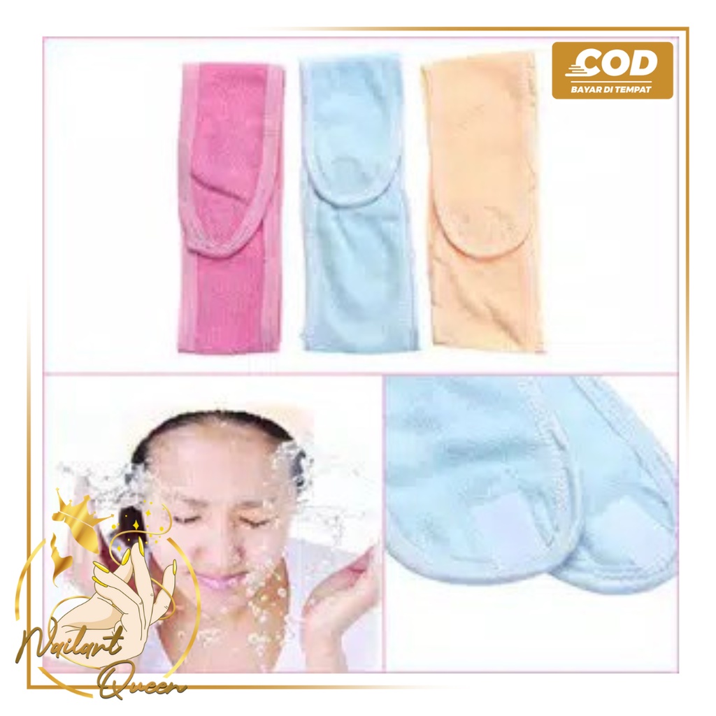 Headband Towel Bandana Facial Bando Cuci Muka