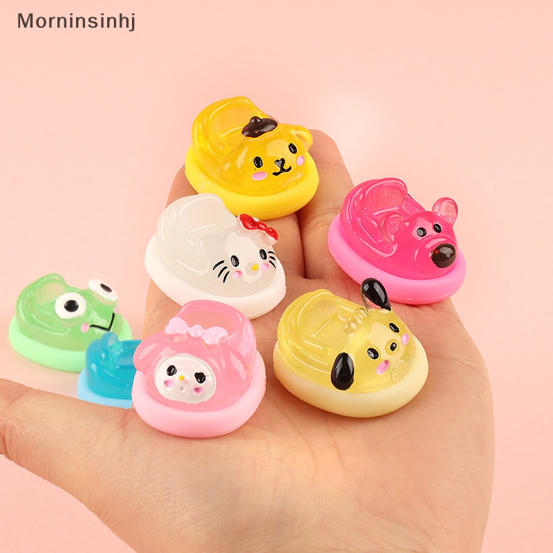 Mornin Bercahaya Miniatur Mainan Tiga Dimensi Simulasi Bumper Mobil DIY Lem Krim Ponsel Case Perhiasan Resin Aksesoris id