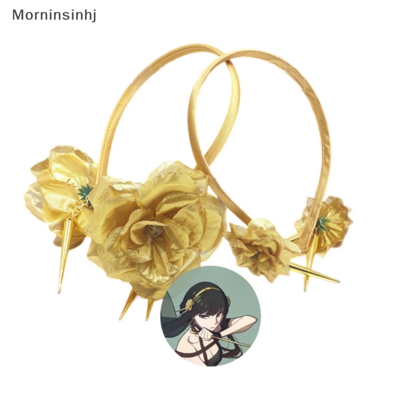 Mornin Anime Spyxfamily Yor Forger Hiasan Kepala Cosplay Girl Killer Headpiece Kostum Pesta Props id