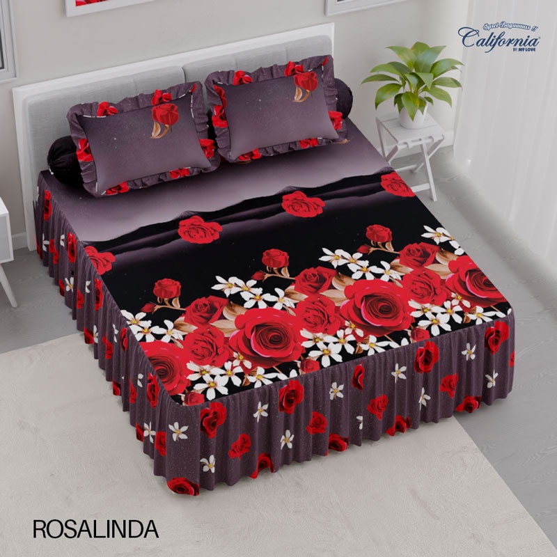 CALIFORNIA Sprei King Rumbai 180x200 Rosalinda