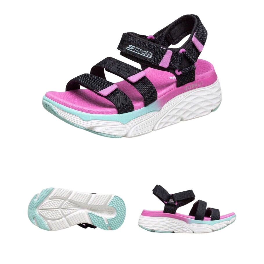 Max Cushioning Slay / Skechers Wanita / Skechers Sandal Wanita / Skechers Women - Max Cushioning Slay