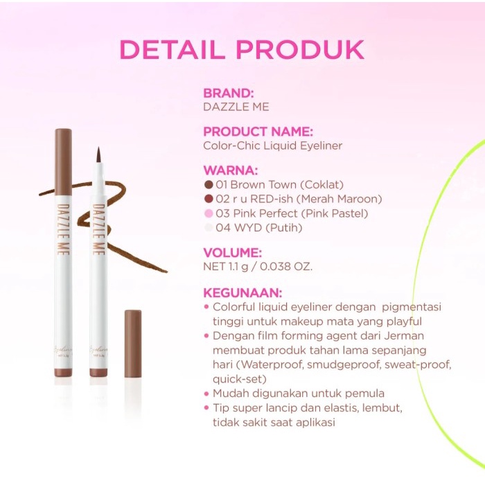 DAZZLE ME Color-Chic Liquid Eyeliner