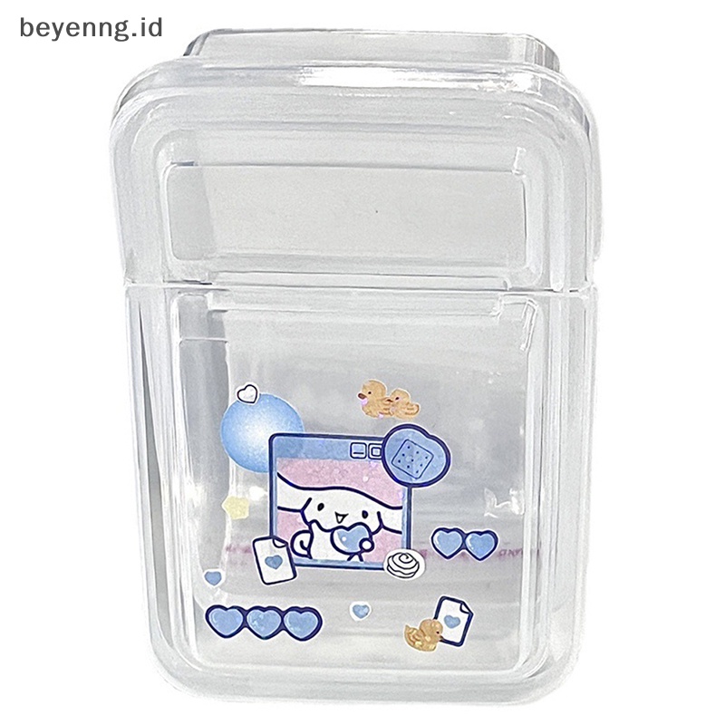 Beyen 1PCS Collection Container Case Plastik Transparan Kotak Penyimpanan Small Clear Store box Dengan Tutup Perhiasan Finishing Aksesoris ID