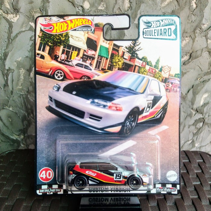 HOT WHEELS PREMIUM Boulevard Honda Civic EG Custom Version