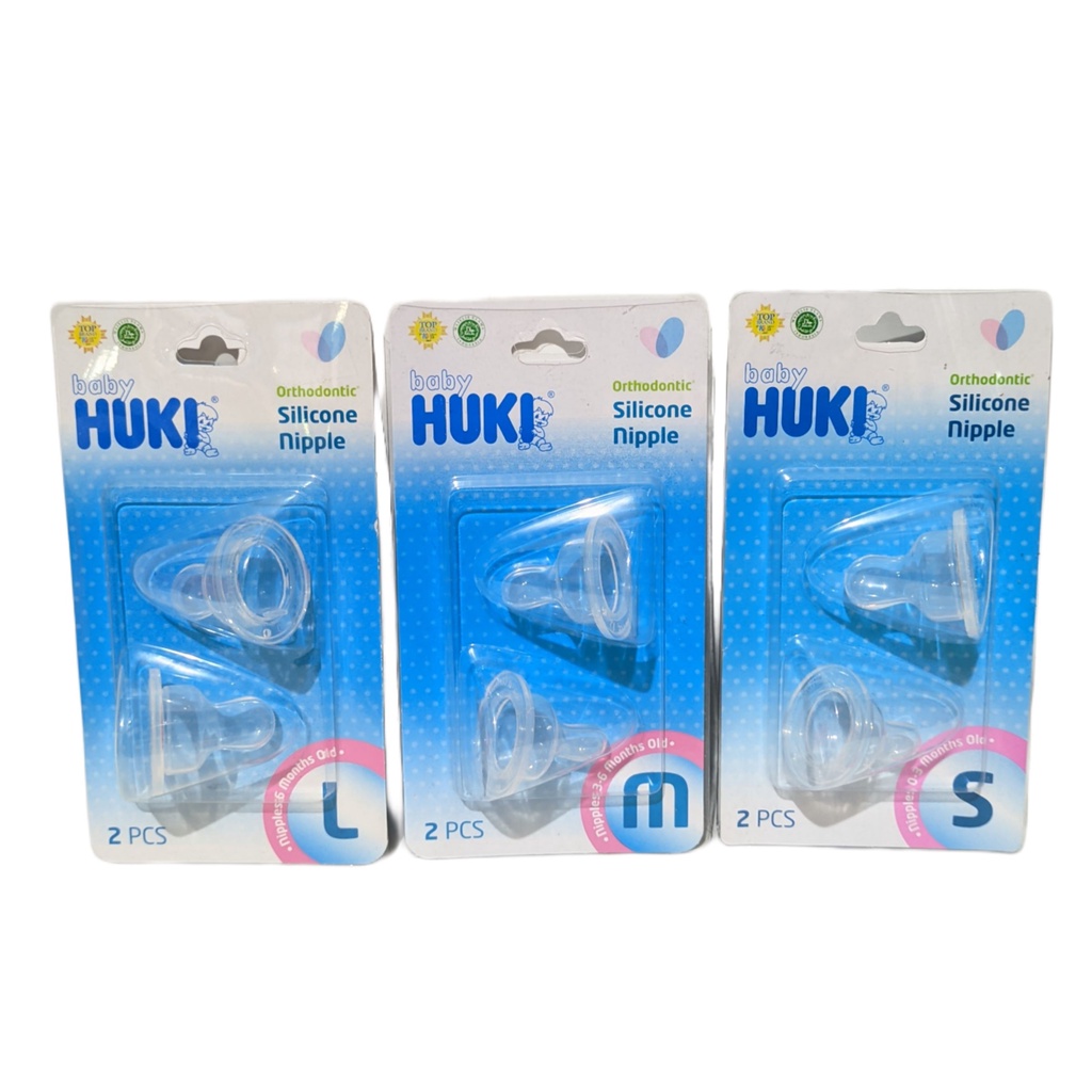 Huki Dot Orthodontic (Gepeng) Blister isi 2 S/M/L
