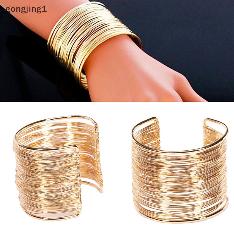 Ggg Wanita Fashion Statement Gelang Bangles Dress Vintage Bertingkat Bangle ID