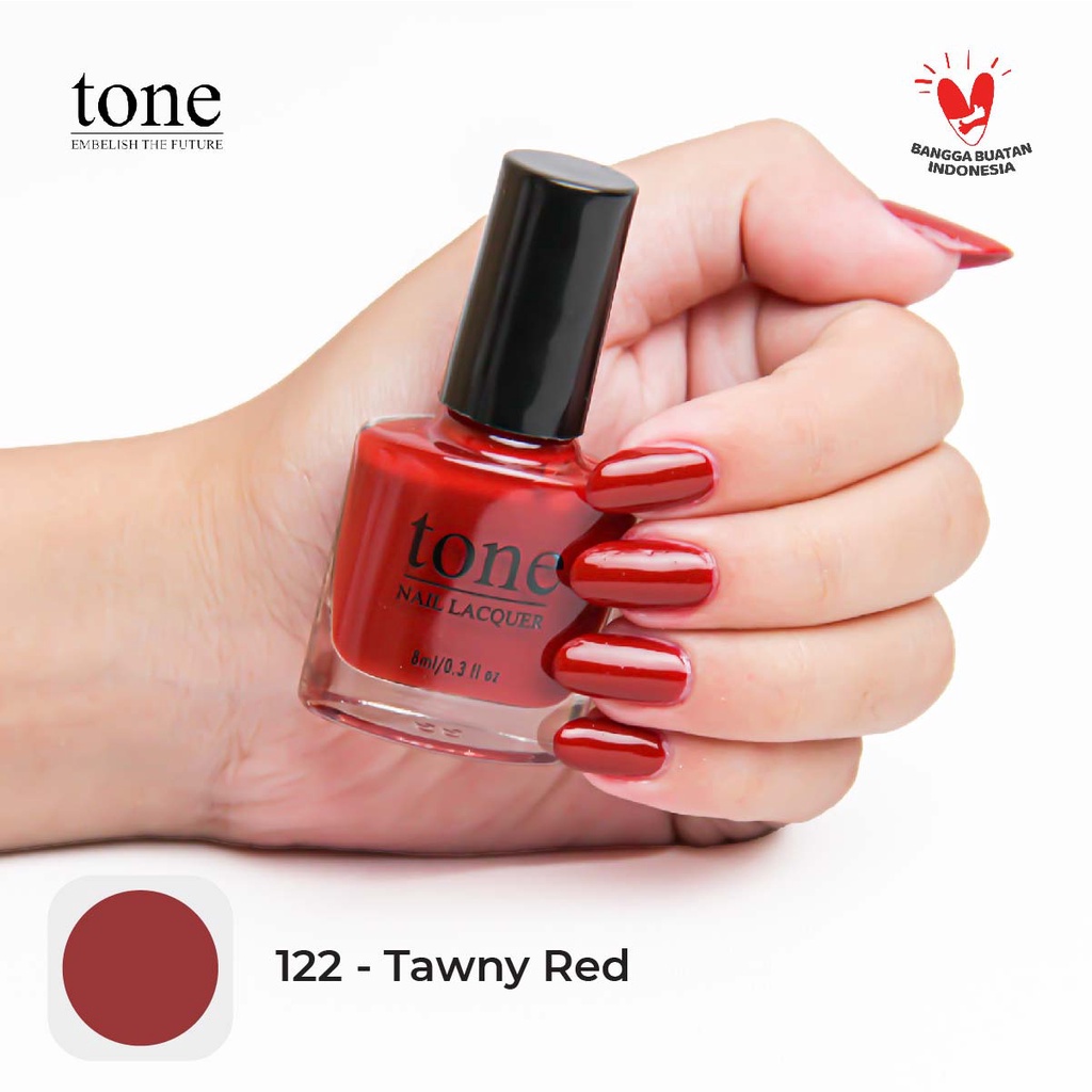 Tone Nail Lacquer Red Series 121-123