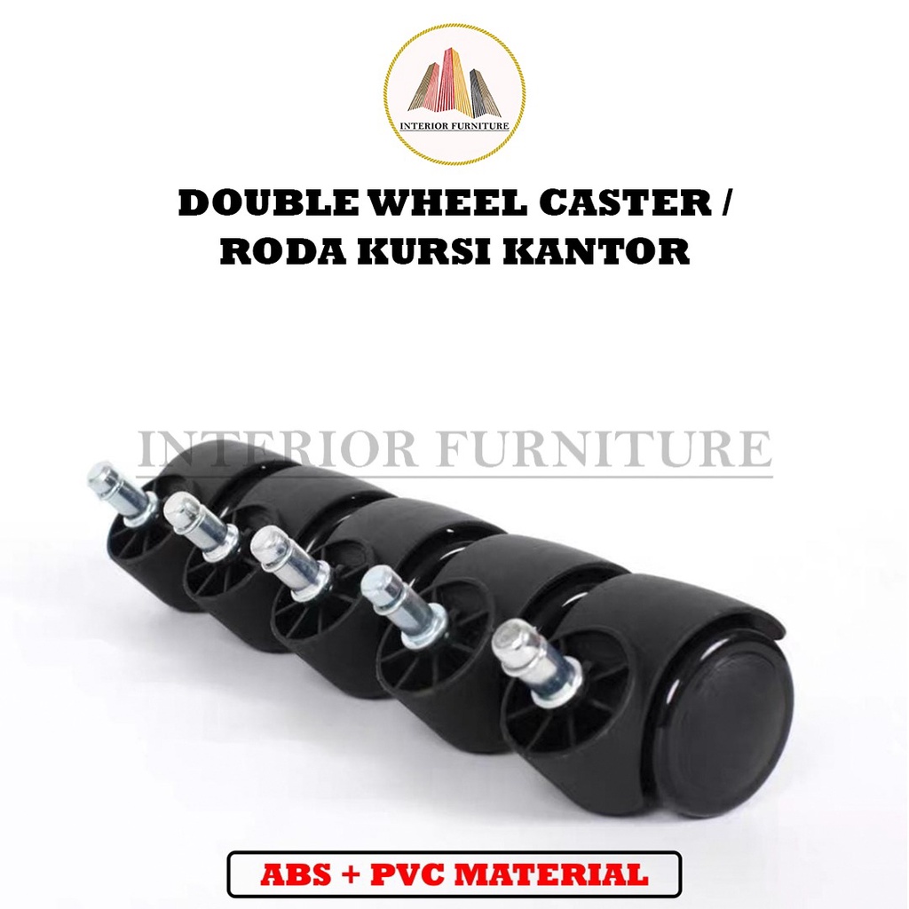Roda Kasur/Roda Kantor Roda Kursi Kantor 1,5 INCH