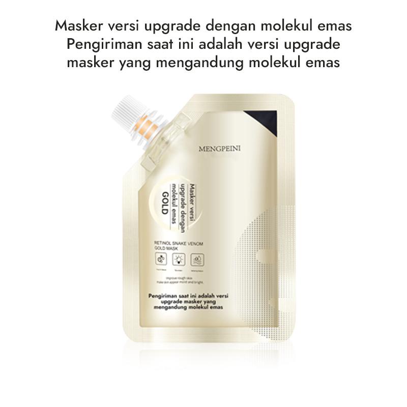 Gold Masker versi upgrade dengan molekul emas Retinol Snake Venom Mask