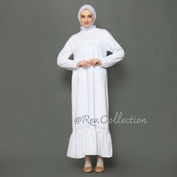 Promo COD BUSANA MUSLIM GAMIS PUTIH UMROH / GAMIS PUTIH / BAJU GAMIS PUTIH - Putih, M