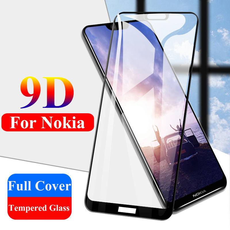 Hitam Tempered Glass Untuk Nokia C5 Endi C31 C30 C22 C10 Kaca Pelindung Untuk Nokia C21 C20 C12 Plus C200 C32 Film Pelindung Layar