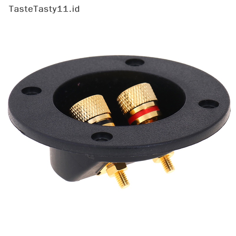 Piala terminal stapelaste jisunasty bulat spring cup subwoofer plug kotak konektor stereo mobil .