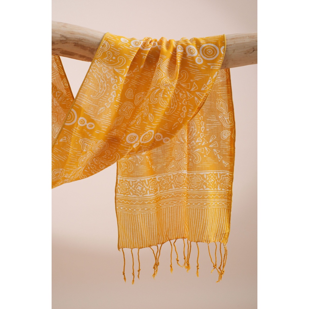 RATU - Scarf Batik K71 Yellow