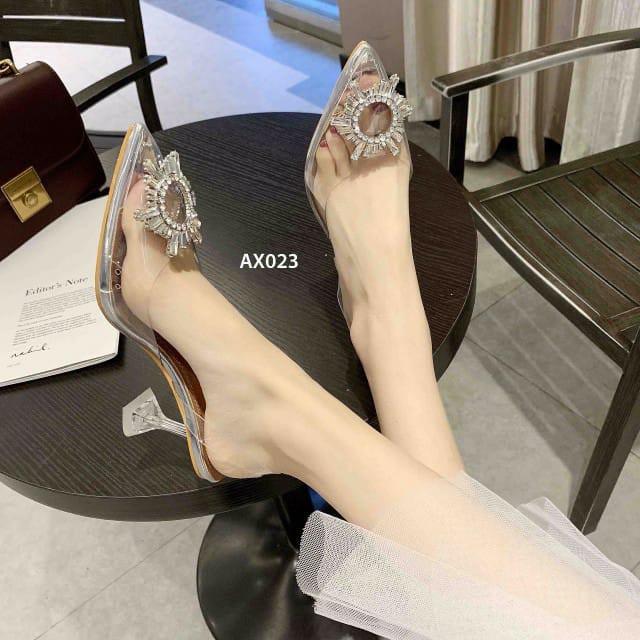 [LC] Sepatu Wanita Matahari Heels 1321 Ax023 TOP QUALITY Sepatu Heels Hak Transparan Impor