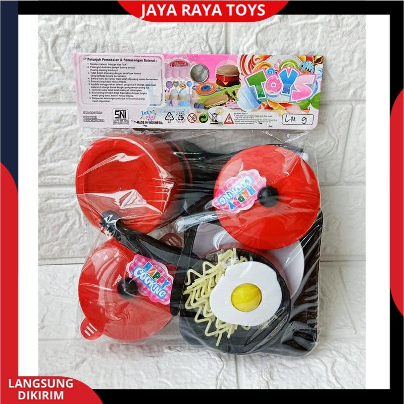 Mainan Masak Masakan Kitchen Set LM 9 / maenan anak perempuan SNI