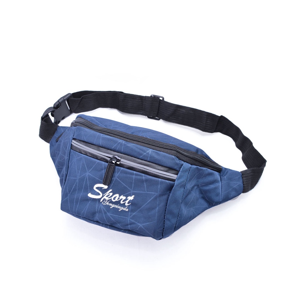 WAISTBAG PRIA WANITA WAIST BAG ANTI AIR TAS SELEMPANG COWOK CEWEK KULIT IMPORT 024