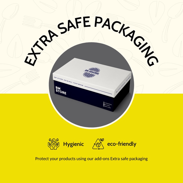 

DOUBLE BOX EXTRA SAFE PACKAGING - BM STORE ORIGINAL FOOTWEAR