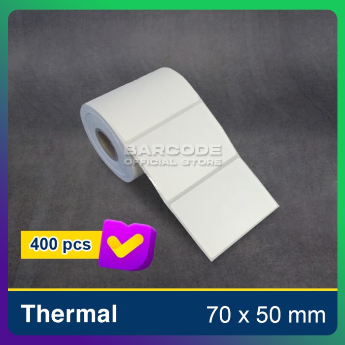 

Kertas Label Printer Barcode Xprinter 365B 360 Label Thermal 70x50mm PST79