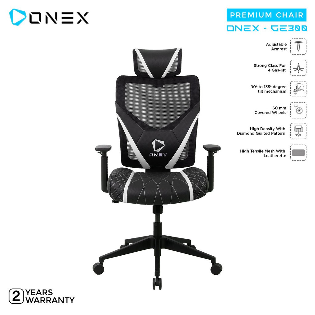 ONEX GE300 Gaming Chair - White
