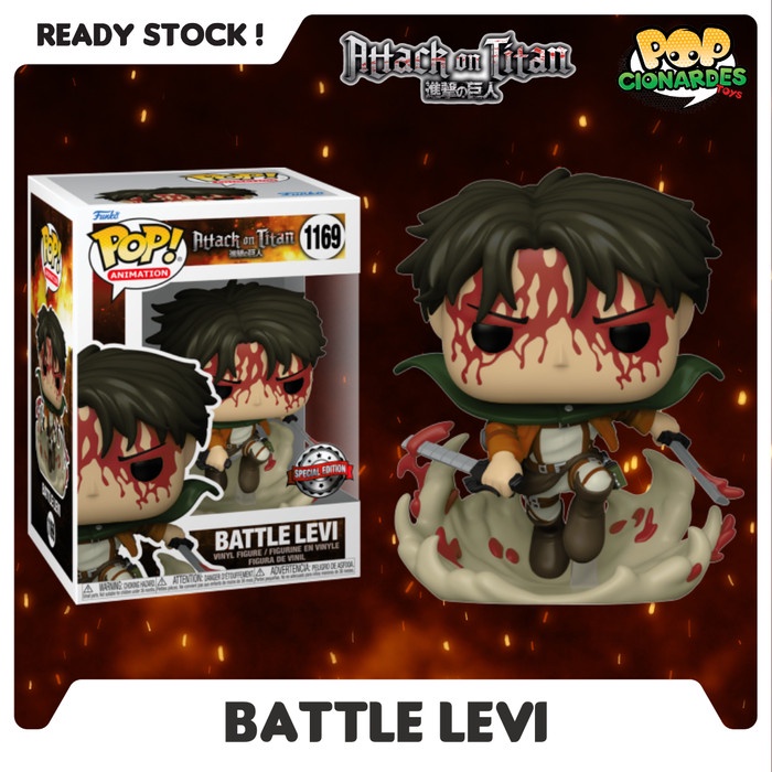 Funko POP Attack On Titan - Battle Levi 1169