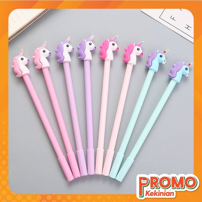 

PROMO KEKINIAN - S5613 Pena Gel Unicorn / Pulpen Tinta Motif Karakter Kuda Poni / Bolpen Hitam Little Pony / Souvenir Stationary