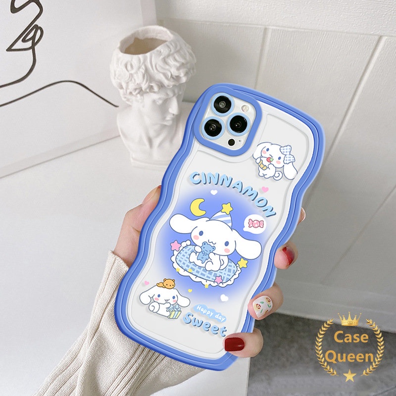 Cute Astronaut Kuromi Case for Redmi 10C A1 9C 10 9 9C NFC 10A 12C 9A 9T Note 8 9 11s 10 11 10S Couples Soft Wavy Edge Cartoon Kuromi Cinnamon Cover