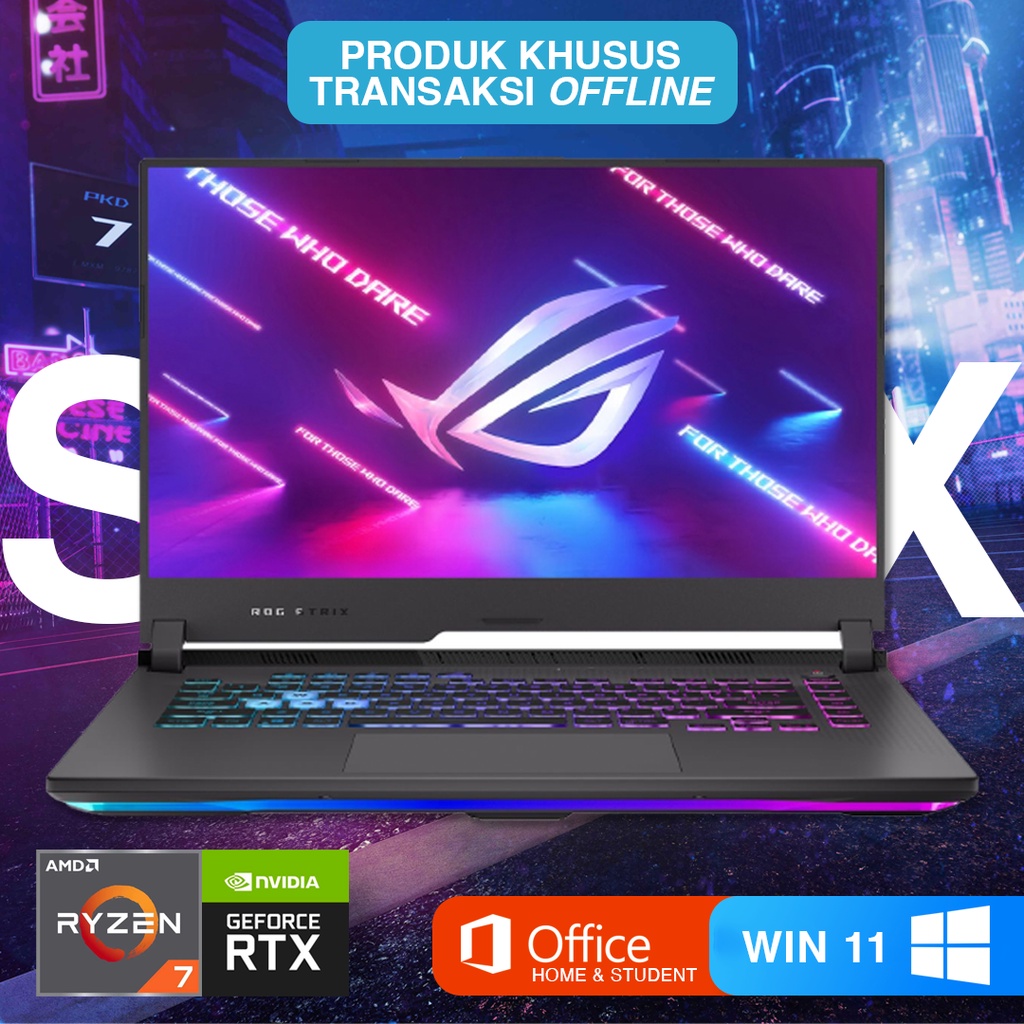 ASUS ROG STRIX G513RC-R735B7G-O RYZEN 7 6800H 16GB 512GB RTX3050 WIN11