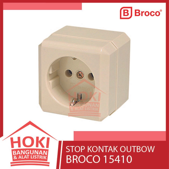 STOP KONTAK ARDE OB SEGI BROCO 15410 - Colokan Dinding Outbow Tempel