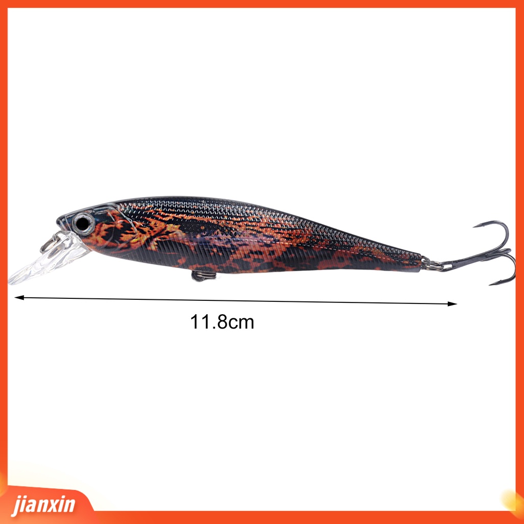 (In Stock) 11.8 cm /13.5g Ikan Kecil Umpan Tajam Kait Simulasi Wobbler Mengambang Bionic Universal Fishing Tackle Profesional Bass Laut Memancing Umpan Buatan Umpan Keras Perlengkapan Memancing