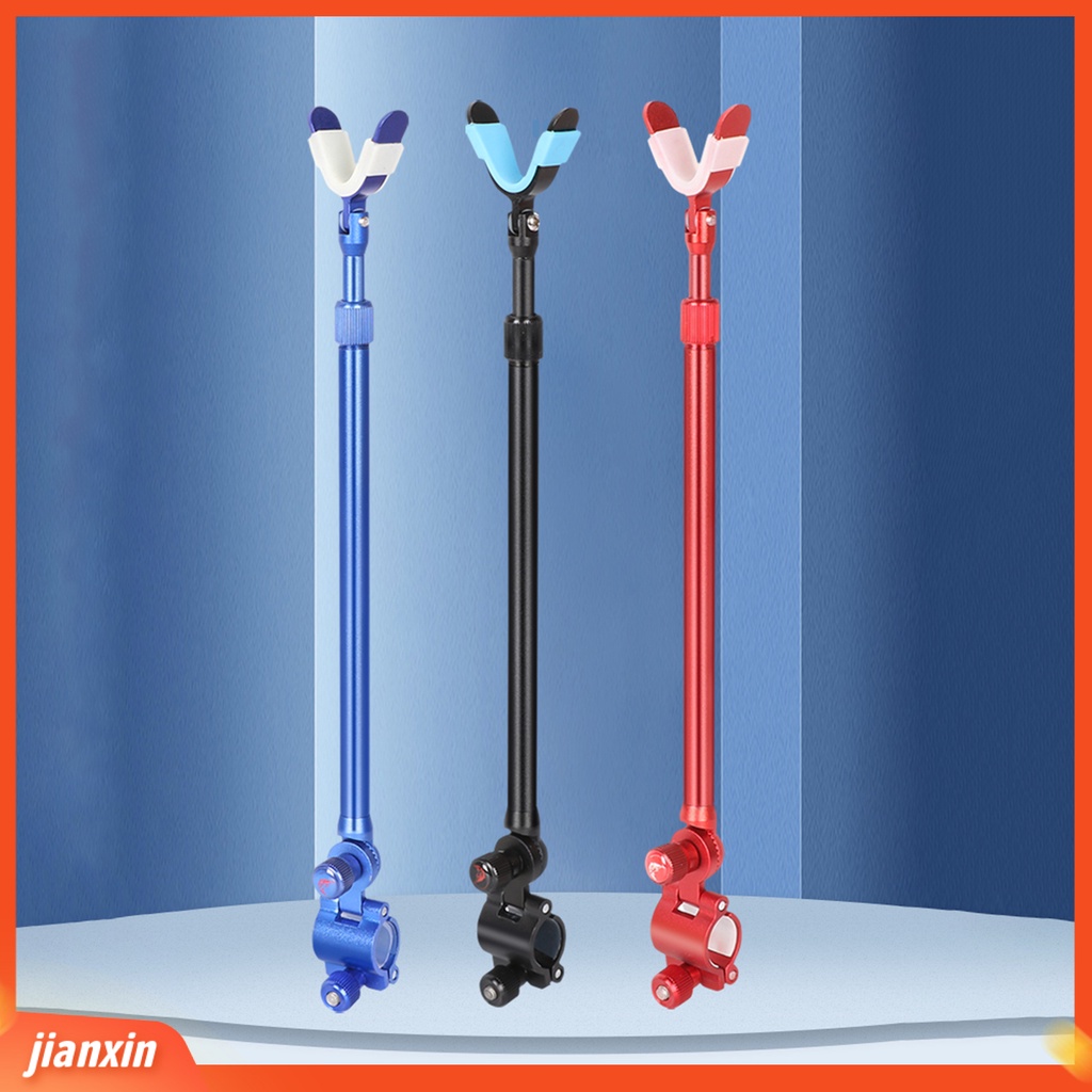 (In Stock) Holder Joran Pancing 210derajat Teleskopik Dapat Disesuaikan Non-slip Cepat Bongkar Pasang Posisi Logam Paduan Aluminium Dukungan Tiang Pancing Alat Pancing