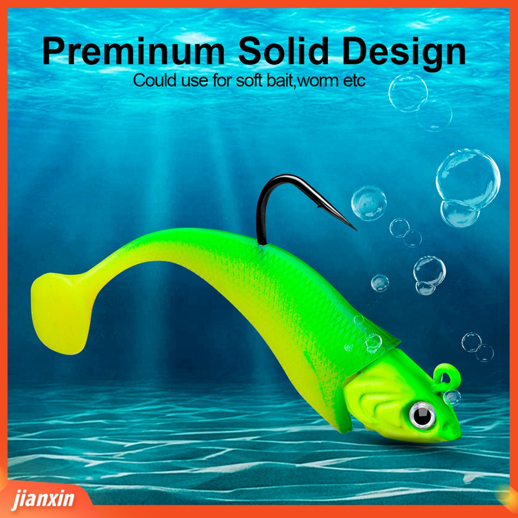 (In Stock) Kail Berduri Pancing Tembus Kuat Anti Gores Tajam 30g Bentuk Kepala Ikan Assist Bait Hook Untuk Angling