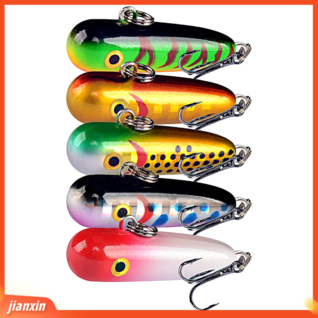 (In Stock) 2.5g /3cm Umpan Umpan Ikan Penembus Kuat Tajam Hidup Mudah Di Cor Memancing Mengambang Wobblers Pike Umpan Untuk Pecinta Memancing