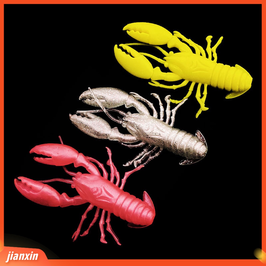 (In Stock) 9cm /12.5g Umpan Pancing Berongga Simulasi Realistis Menggoda Angling Karet Lembut Mengambang Lobster Umpan Buatan Memancing Luar Ruangan
