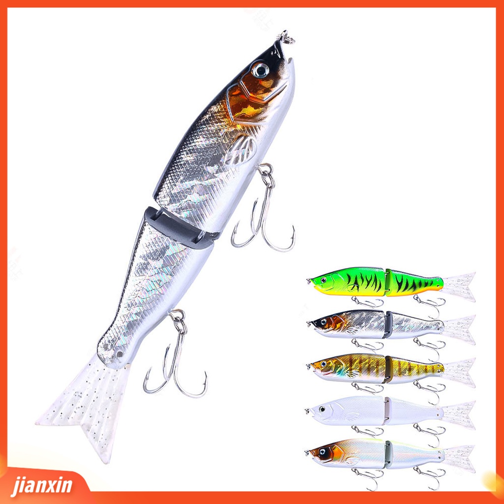 (In Stock) 18cm 52g Pemancingan Umpan Multi Segmen Menarik Ringan Bold Renang Palsu Mengambang Ikan Kecil Untuk Angling