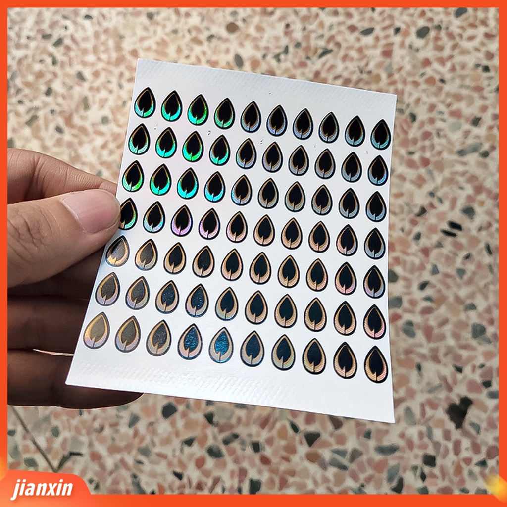 (In Stock) 70 /72Pcs 3D Mata Umpan Pancing Bercahaya Realistis Perekat Diri Plastik Buatan Simulasi Stiker Ikan Umpan Aksesoris