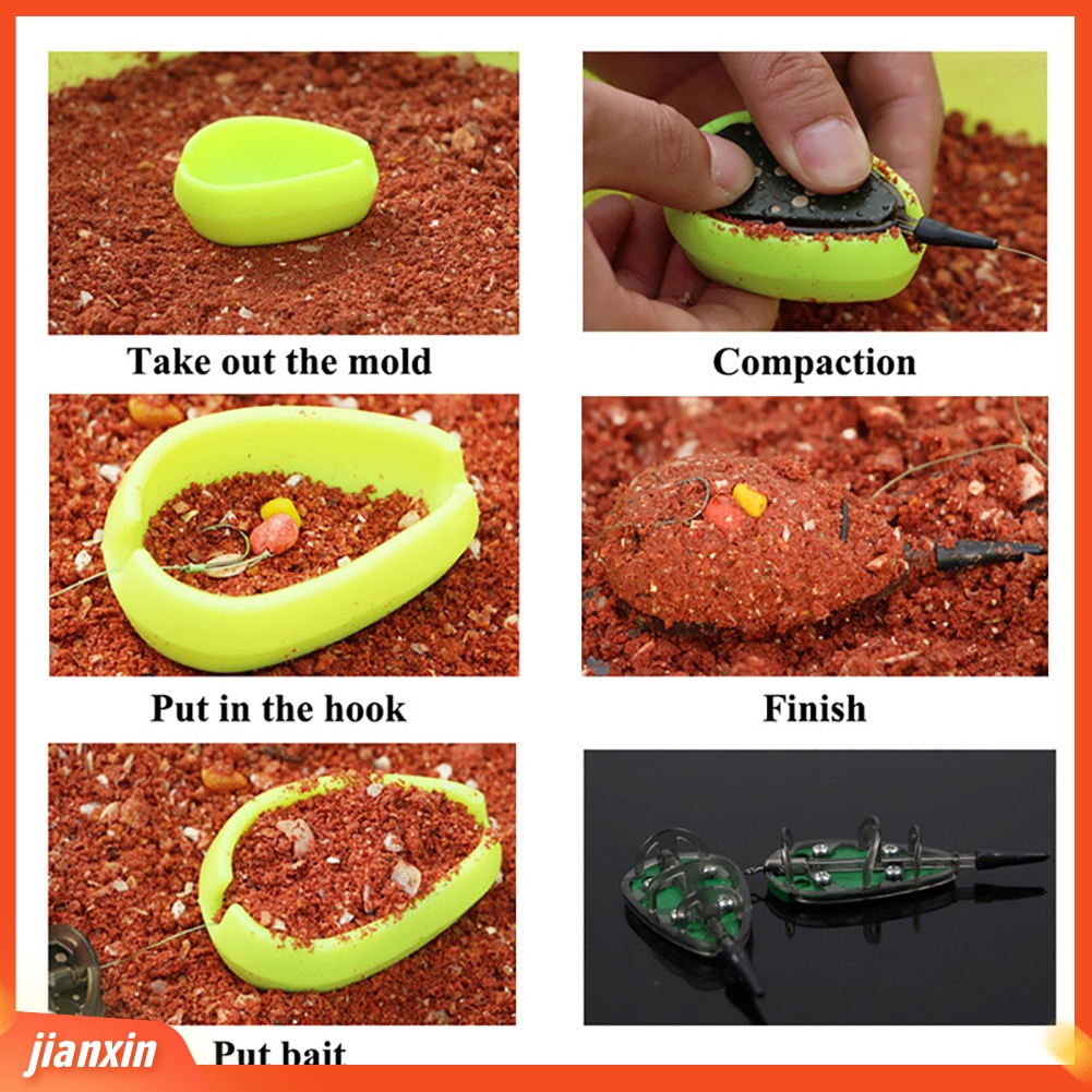 (In Stock) Pemikat Ikan Pelepas Cepat Cetakan Pemancingan Ikan Gurame Terminal Tackle Metode Feeder Set