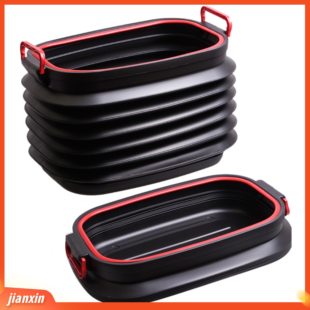 (In Stock) Kotak Penyimpanan Bagasi Otomatis Mobil Lipat Multifungsi Bisa Organizer Ember Dengan Tutup