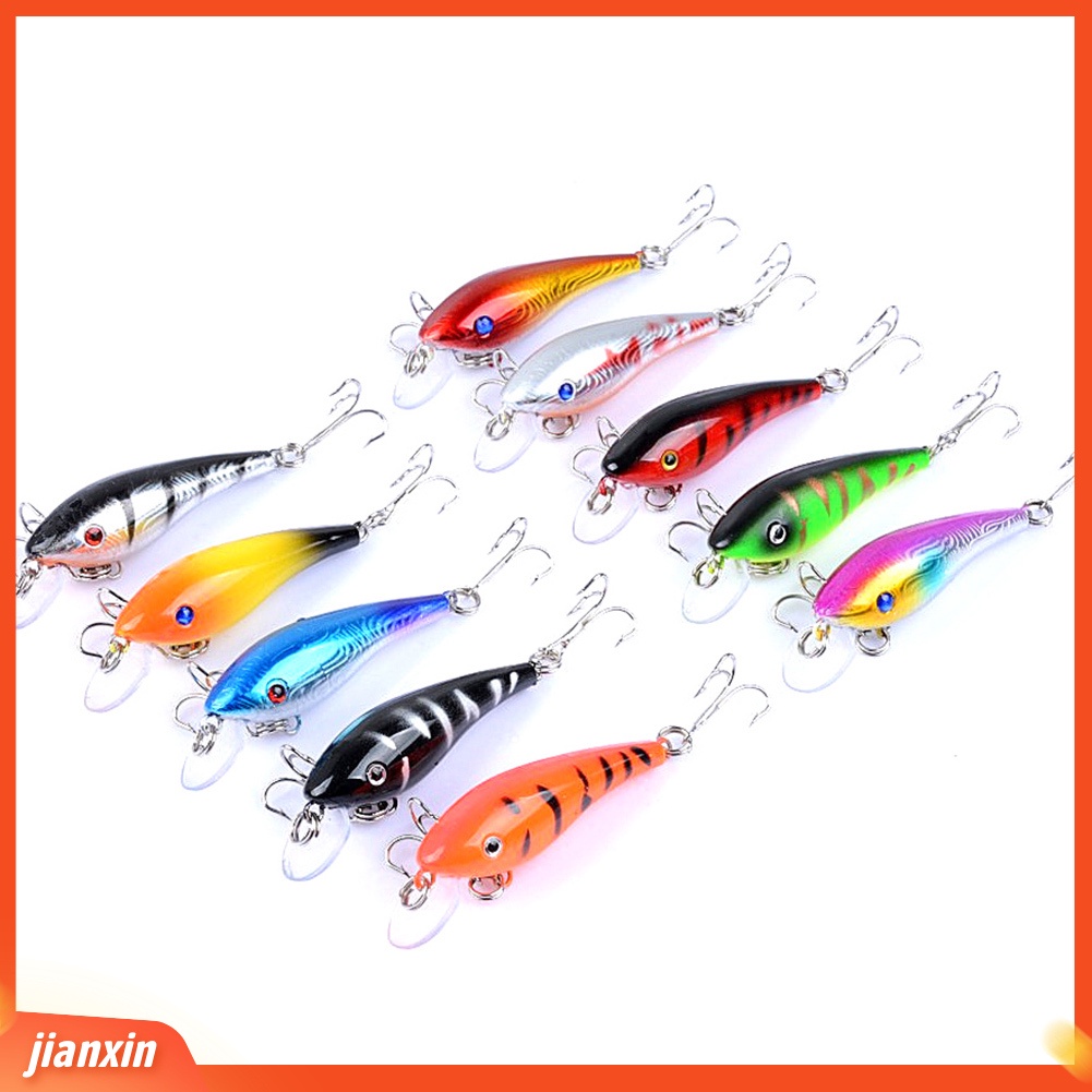 (In Stock) 5.7cm 4.4g 3D Buatan Memancing Manusia Hidup Umpan Keras Ikan Kecil Wobbler Renang Umpan