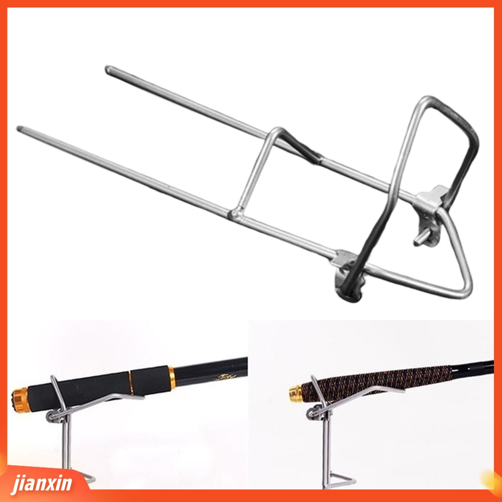 (In Stock) Stainless Steel Menebal Outdoor Fishing Rod Rest Holder Penyangga Stand Arde
