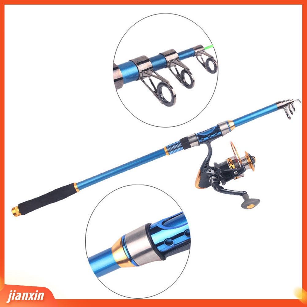 (In Stock) 2.1m Telescopic Portable Carbon Fiber Tahan Lama Outdoor Boat Sea Fishing Rod