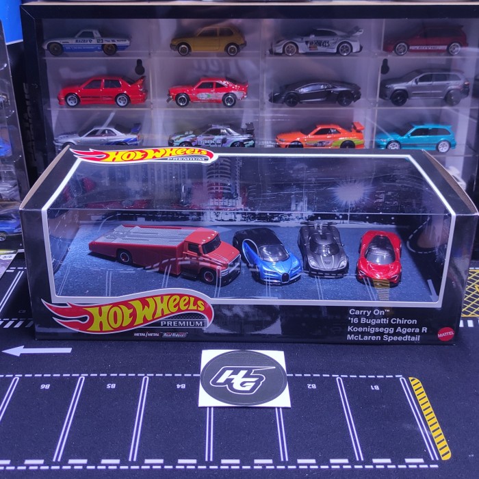 Hotwheels diorama bugatti chiron