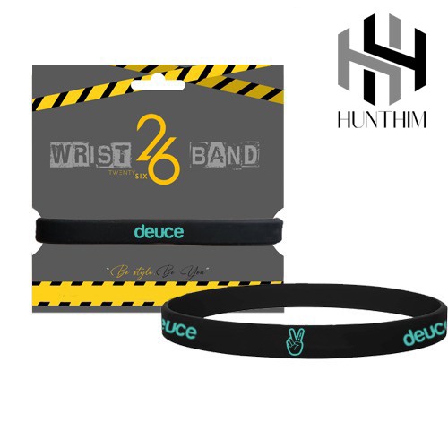 GELANG TANGAN PRIA rubber HH YEAH TIFFANY BLUE