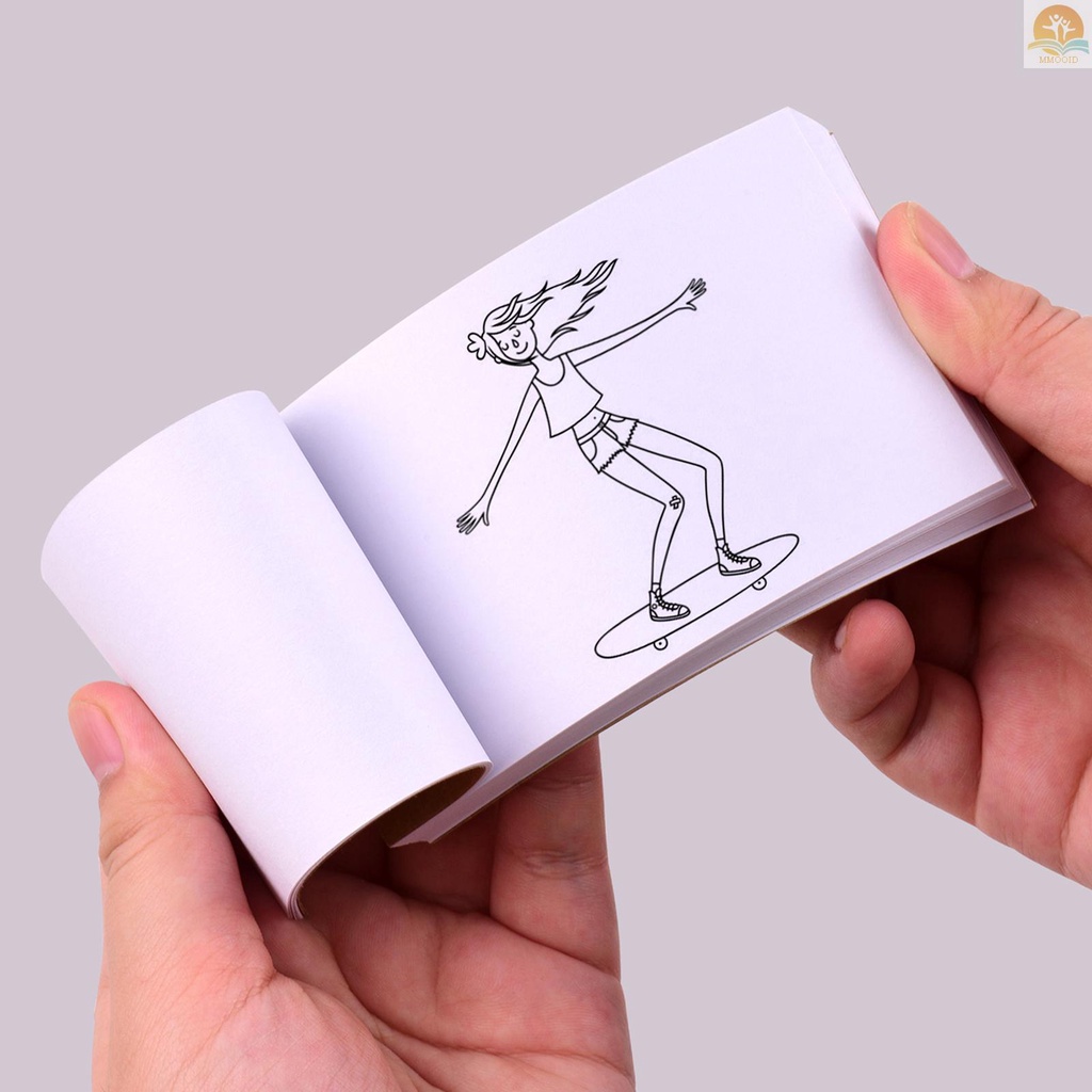 In Stock Flip Book Kit with Mini Light Pad LED Lightbox  Design with Hole 300 Sheets Flipbook Paper Binding Screws for Drawing Tracing Animation Sketching Cartoon Creation
