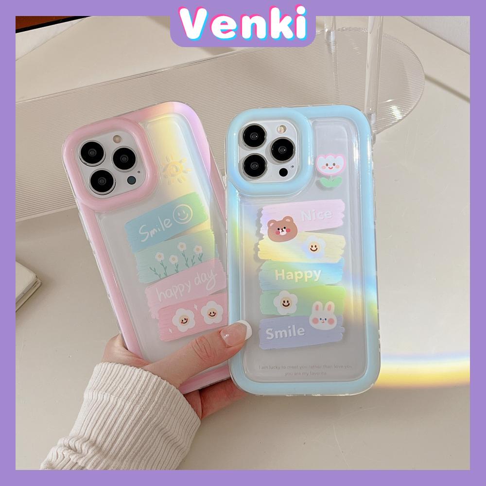 VENKI - Untuk iPhone 11 Case Bening Lembut TPU Bingkai Foto Airbag Ponsel Case Tahan Guncangan Perlindungan Kamera Catatan Tempel Lucu Kompatibel dengan iPhone 14 13 Pro Max iPhone 12 Pro Max XR XS