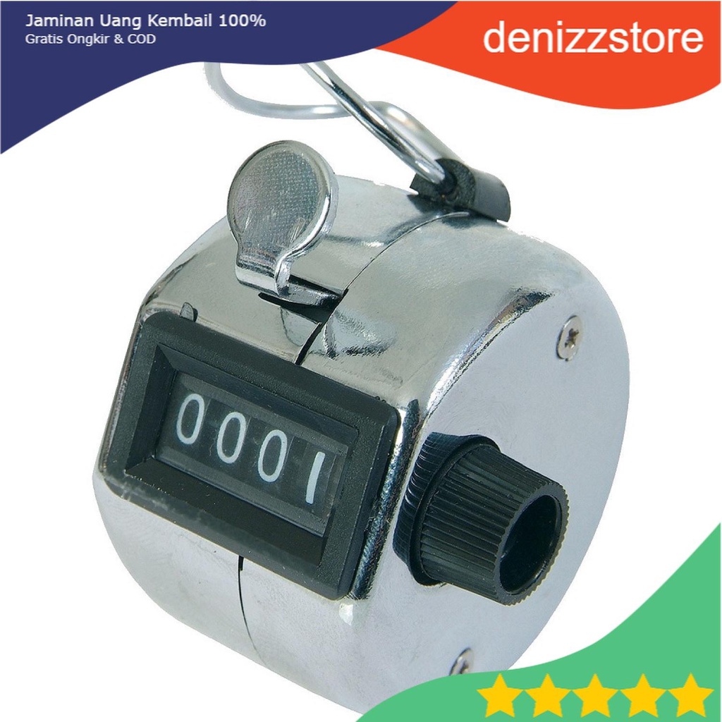 

Alat Penghitung Manual Hand Tally Counter 4 Digit - Alat Penghitung Tangan / manual checker mesin hitung uang orang digital hand tally counter penghitung orang ticket event organizer