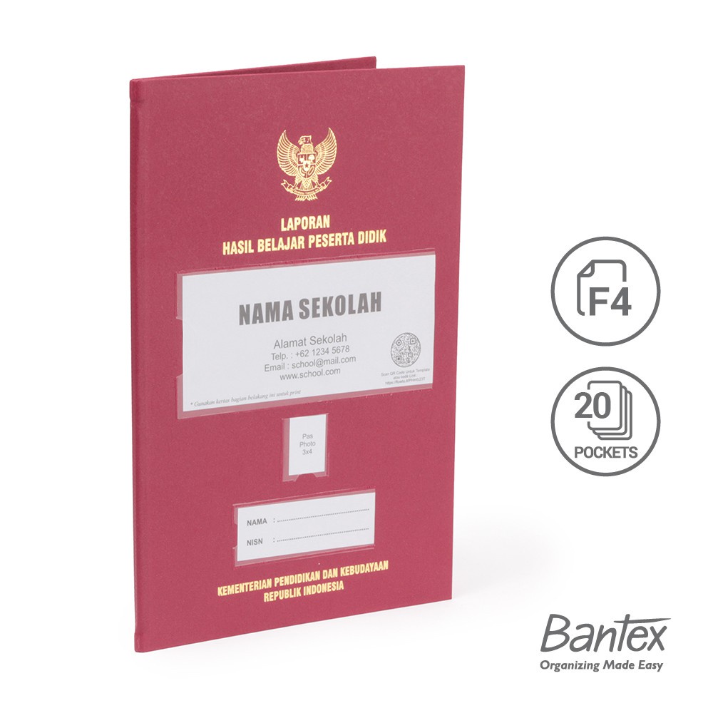 

[Artomas] Bantex Map Raport Folio 20 Pocket Hotprint #1022
