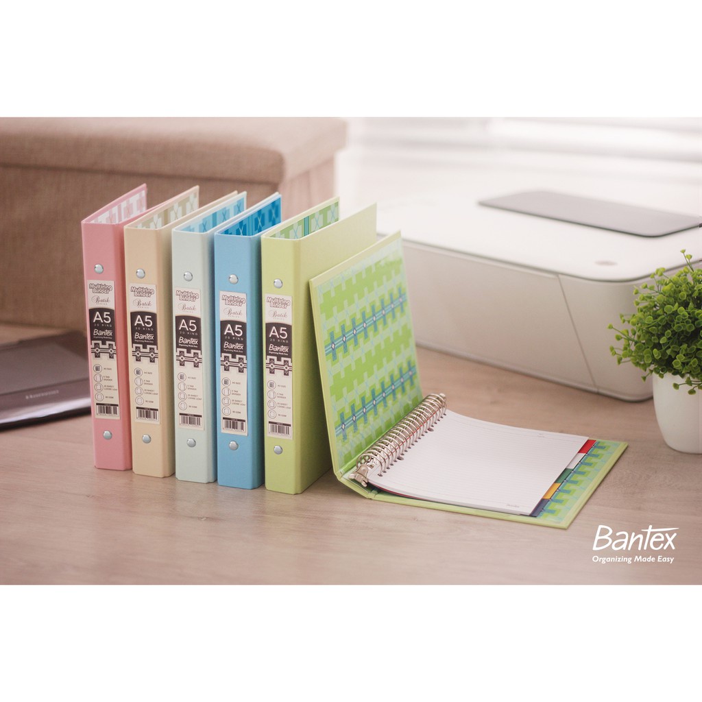 

[Artomas] Bantex A5 Multiring Binder - Batik Series (1 Pcs) #1334